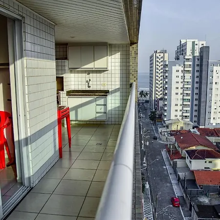Flat C Wifi A 250M A Pe Da Praia Da Guilhermina Sp Praia Grande  Exterior photo